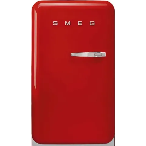 Smeg FAB10LRD5 - Kastmodel koelkast - scharnier links - Rood