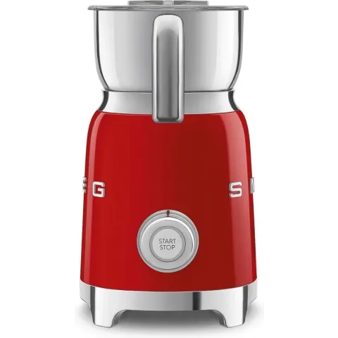 Smeg MFF01RDEU Automatische melkopschuimer - Rood - RVS
