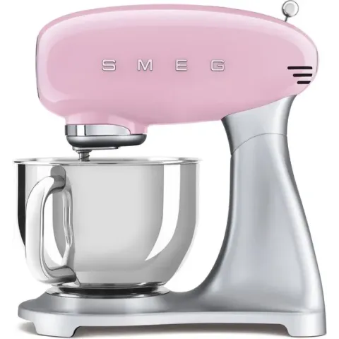Smeg SMF02PKEU mixer Staande mixer Roze, Zilver 800 W