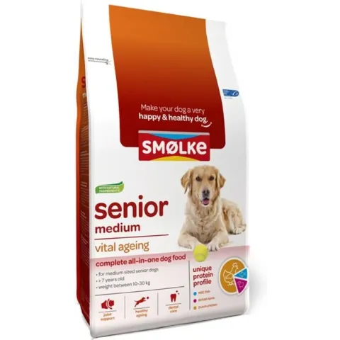 Smolke Senior Medium Brokken - Hondenvoer - 3 kg