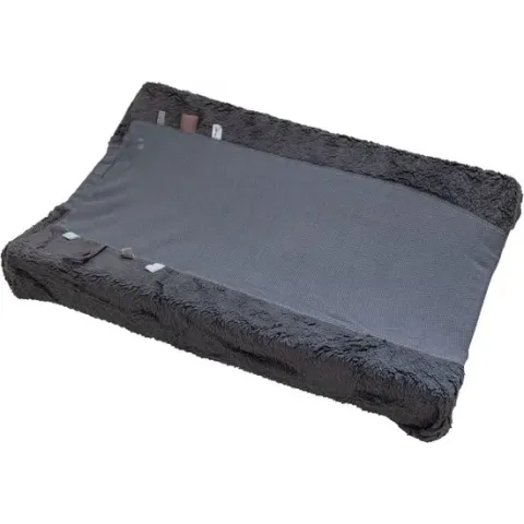 Snoozebaby Aankleedkussenhoes Happy Dressing (45 x 70cm), Storm Grey