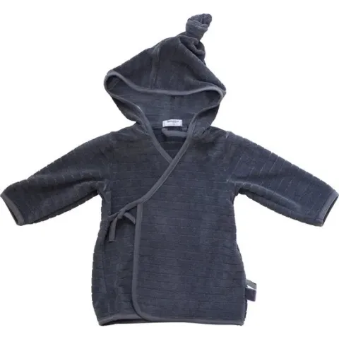 Snoozebaby Badjasje in Storm Grey (maat 74/80)