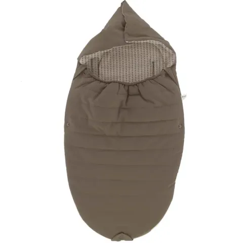 Snoozebaby voetenzak voor autostoel/babydrager (groep 0) - duurzame materialen - wind- en water bestendig - Warm Brown bruin