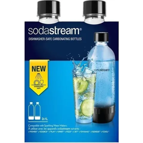 Sodastream 2 Flaschen 1 Liter sp?lmaschinenfest