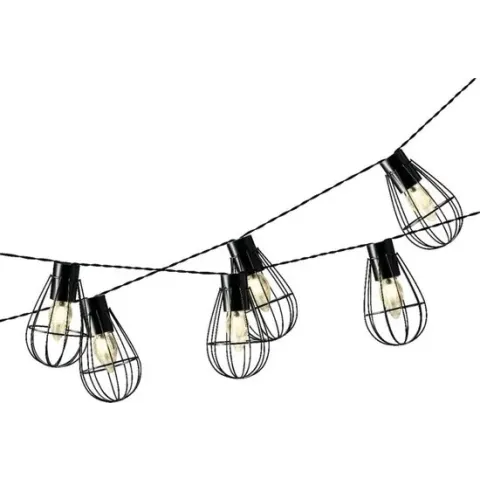 solar strengverlichting Micro LED solar strengverlichting lamp 450cm- 10 x 50 lampjes
