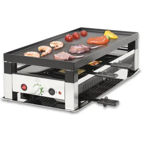 Solis 5 in 1 Table Grill 791 - Grill Apparaat - Gourmetstel 8 personen