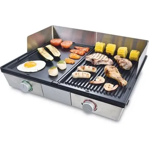 Solis Deli Grill 7951 -  Grillplaat - RVS - Xylan anti-aanbaklaag