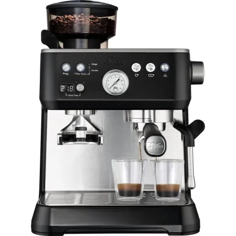 Solis Grind & Infuse Perfetta 1019 Espressomachine - Pistonmachine - Koffiemachine met Bonen - Zwart
