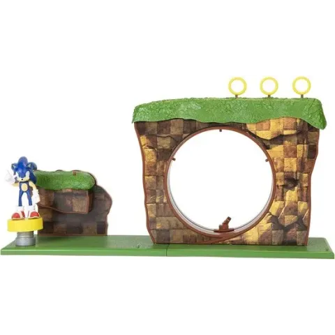 Sonic Action Figure - Green Hill Zone Playset
