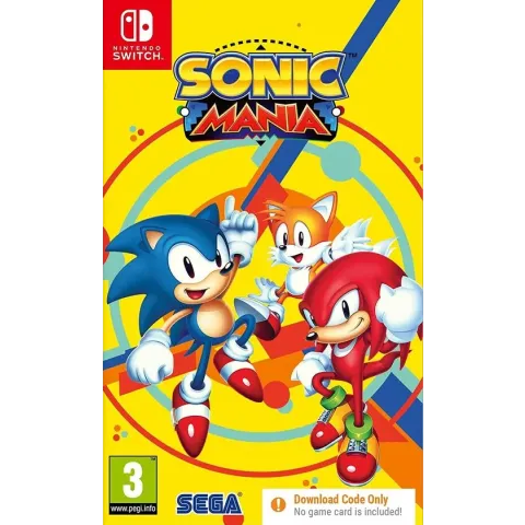Sonic Mania – Nintendo Switch (Code-in-a-box)