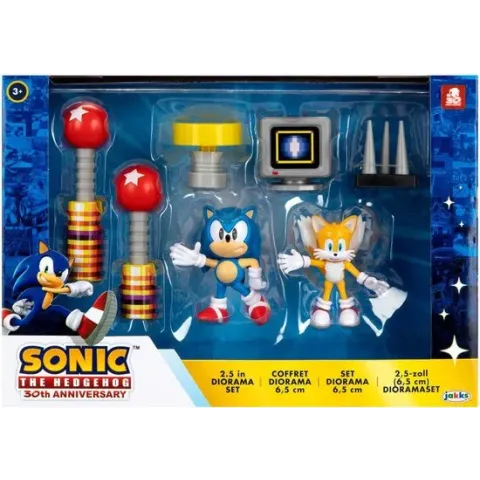 Sonic The Hedgehog 30th Anniversary Diorama Set