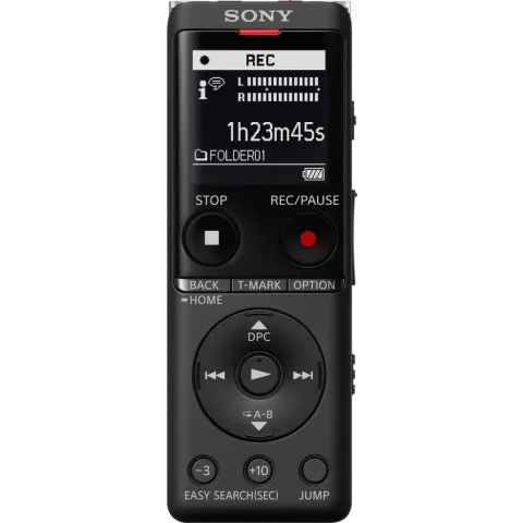 Sony ICD-UX570 - Digitale Voice recorder - 4GB -Zwart