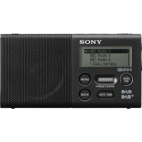 Sony XDR-P1DBP - DAB+ radio - Zwart