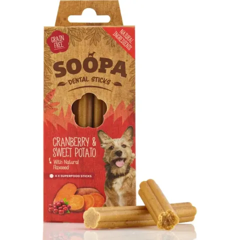 Soopa Dental Sticks Cranberry & Sweet Potato