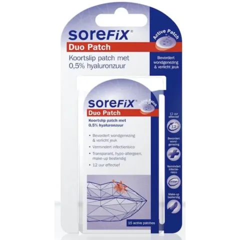 Sorefix Duo Koortslip Patch 15 stuks