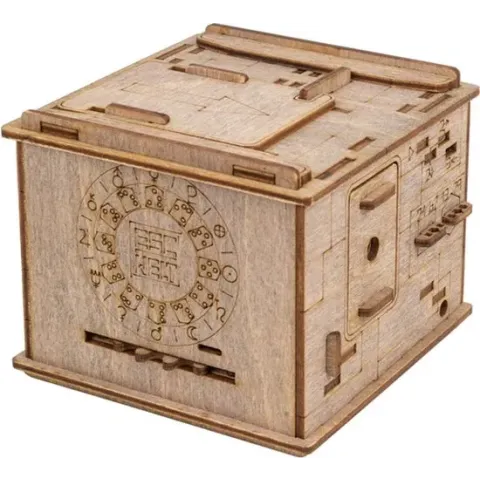 Space box behendigheidspuzzel escaperoom