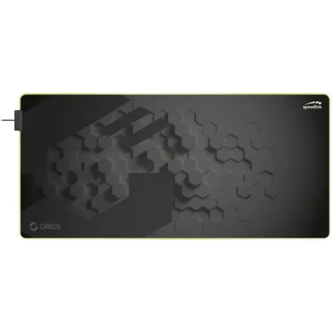 Speedlink ORIOS LED Gaming Muismat - Maat XL - Soft - Zwart