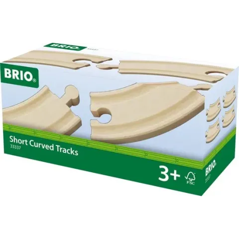 Speelgoed | Wooden Toys - 1/2 Gebogen Rail (4 X Track E1)