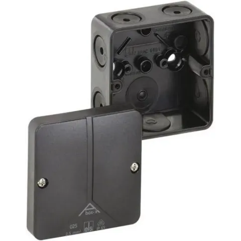 Spelsberg 49190201 Verbindingsdoos (l x b x h) 80 x 80 x 52 mm Zwart IP65