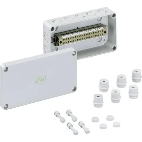 Spelsberg RKK 4/12-12x4² Serieklemmen-behuizing 110 x 110 x 66 Polystereen (EPS) Grijs 1 stuk(s)