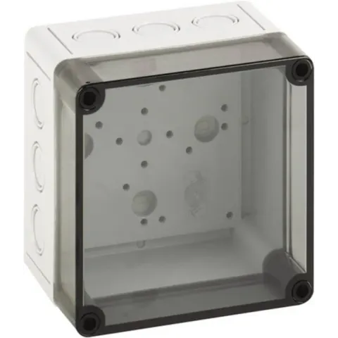 Spelsberg TK PC 1313-10-TM Installatiebehuizing 130 x 130 x 99 Polycarbonaat Lichtgrijs 1 stuk(s)