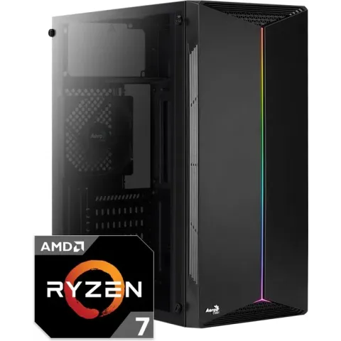 Split RGB Gaming PC | AMD Ryzen 7 - 5700G | GeForce RTX 3060 | 32 GB DDR4 | 1 TB SSD - NVMe | Windows 11 Pro