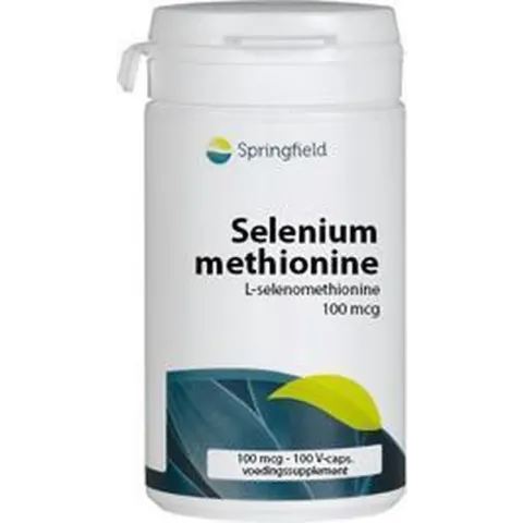 Springfield Selenium Methionine 100 µ  - 100 Capsules - Mineralen