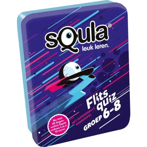Squla flitsquiz 6 7 8 - Kaartspel
