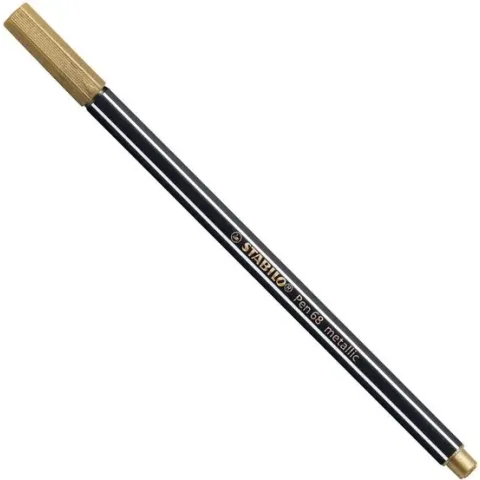 STABILO Pen 68 Metallic Viltstfiten metallic goud