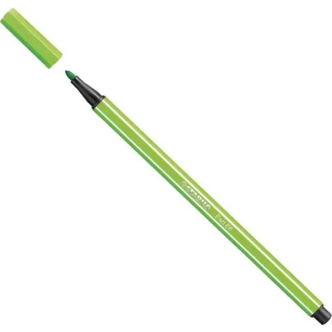 STABILO Pen 68 Viltstift Licht Groen - 1 stuks