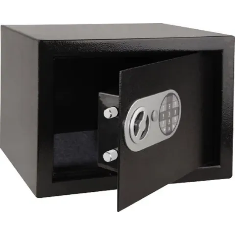 Stahlex Superlock - Elektronische Kluis met Persoonlijk Cijferslot & Sleutel (Tot 8 cijfers) - Wand/Muurbevestiging