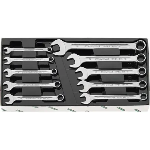 Stahlwille 96400808 13/10 KT Ring-steeksleutelset 10-delig 8 - 19 mm