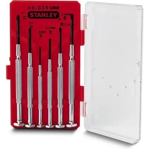 Stanley - Horlogemakerschroevedraaierset 6Dlg.