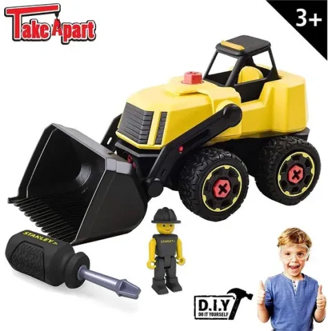 Stanley Jr. Demonteerbare Voorlader met Plastic Schroevendraaier - 3 jaar