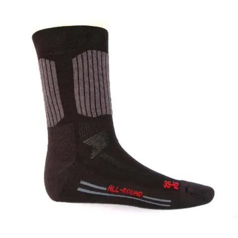 Stapp Unisex Allround Sok Zwart - Sokken - 43-46