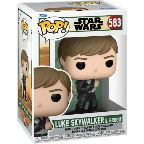 Star Wars: The Book of Boba Fett Funko Pop Vinyl: Luke Skywalker and Grogu