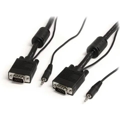 StarTech.com 5m Coax Hoge Resolutie VGA Monitorkabel met Audio HD15 M/M