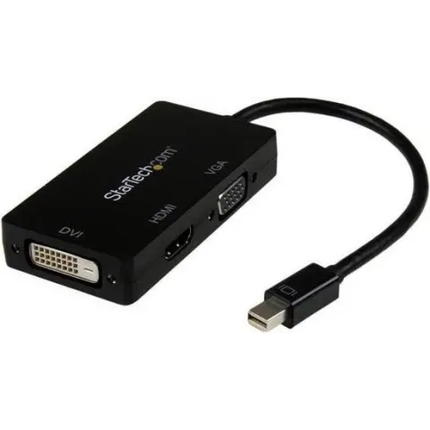 StarTech.com A/V-reisadapter: 3-in-1 Mini DisplayPort naar VGA DVI- of HDMI-converter