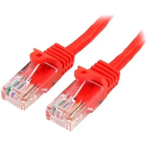 StarTech.com Cat5e Ethernet netwerkkabel met snagless RJ45 connectors UTP kabel 5m rood