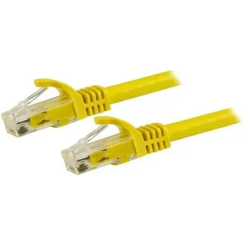 StarTech.com Cat6 netwerkkabel met snagless RJ45 connectoren UTP patchkabel geel 5m