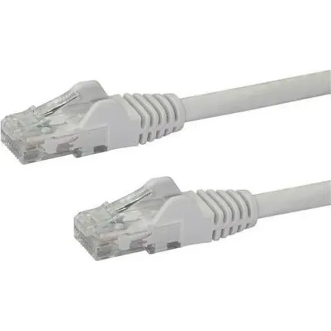 StarTech.com Cat6 netwerkkabel met snagless RJ45 connectoren UTP patchkabel wit 0,5m