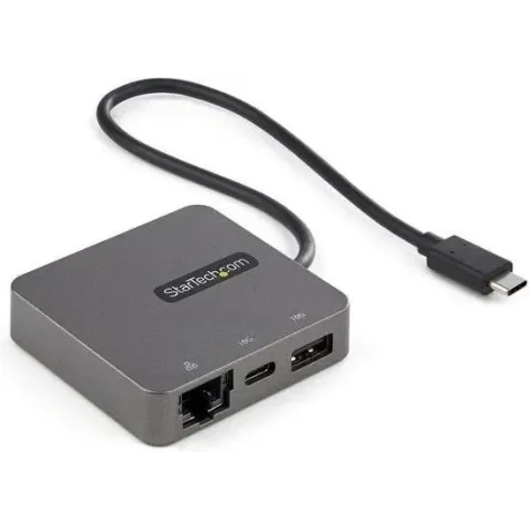 StarTech.com DKT31CHVL notebook dock & poortreplicator Bedraad USB 3.2 Gen 2 (3.1 Gen 2) Type-C Zwart, Zilver