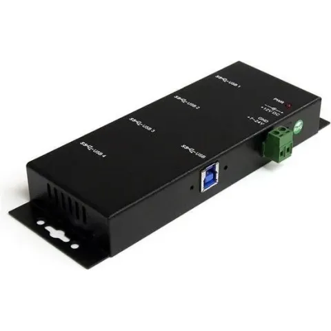 StarTech.com interface hubs Monteerbare 4-poort robuuste industriële SuperSpeed USB 3.0 Hub