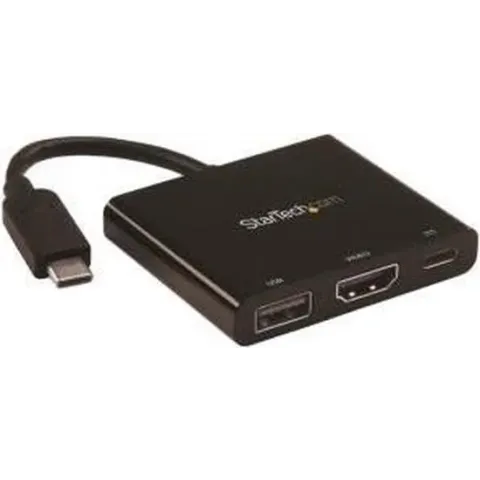 StarTech.com USB-C multiport adapter met HDMI USB 3.0 poort 60W PD zwart
