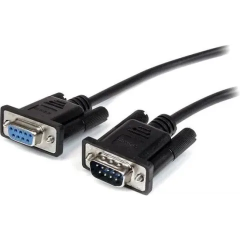 StarTech.com Zwarte straight-through DB9 RS232 seri??le kabel
