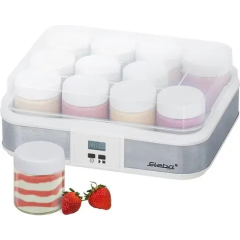 Steba JM2 - Yoghurtmaker 12x210 ml - RVS