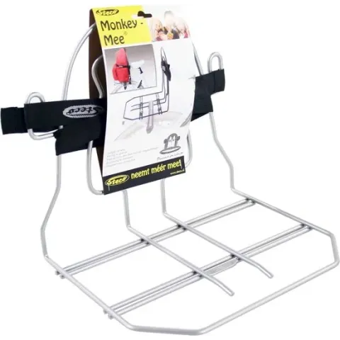 Steco Monkey-Mee - Rugzak- en schooltasdrager - Zilver