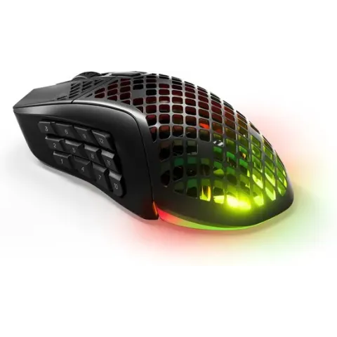 SteelSeries Aerox 9 Draadloze Gaming Muis - Zwart
