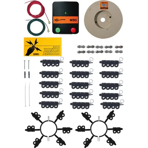 Steenmarter complete kit M50 230V voor dakgoot en regenpijp