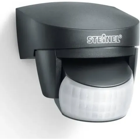 Steinel 140-2 LED PIR Bewegingsmelder/Sensor - Wand Opbouw - Waterdicht IP54 - Zwart